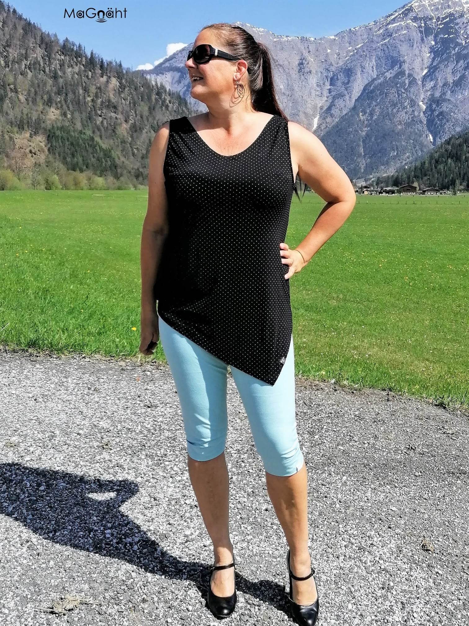 Schnittmuster Top MALCESINE Gr. 34-54 : - Sewando