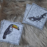 Stickdatei - Spiel "MEMO" mit 20 Paaren (Single Line)