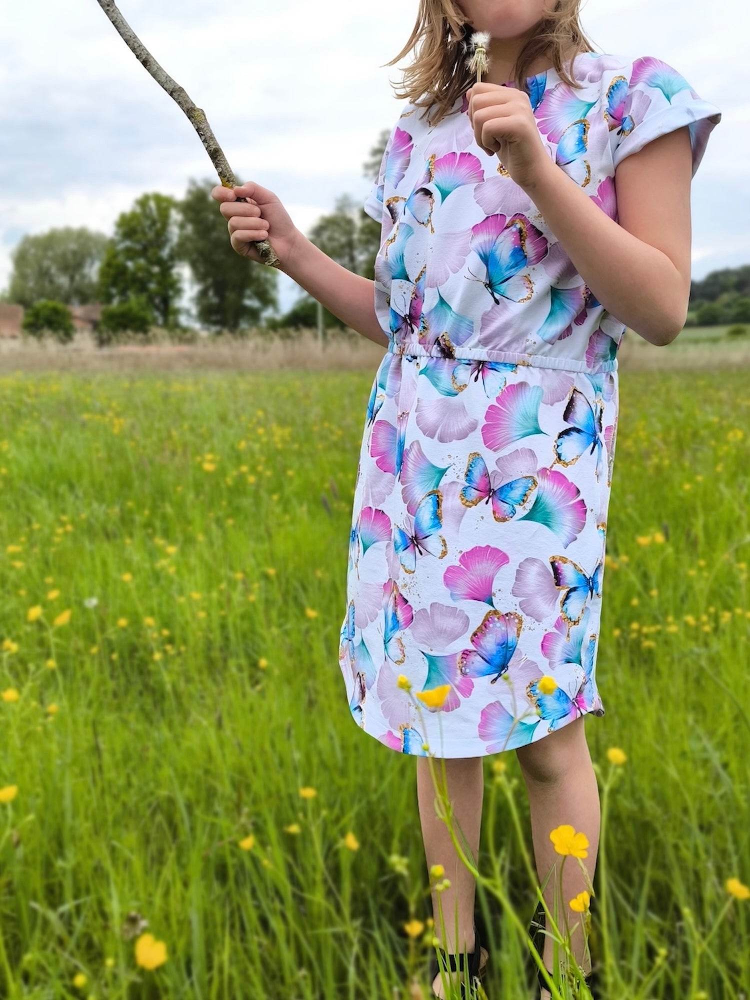 Schnittmuster Kleid Schummelfummel Gr. 80-164 - Sewando