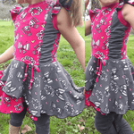 Schnittmuster Kleid AppleJuicy Gr. 80 bis 152 - Sewando