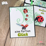 Digiset Marienkäfer Sublimation, Digistamp, Digipaper - Sewando