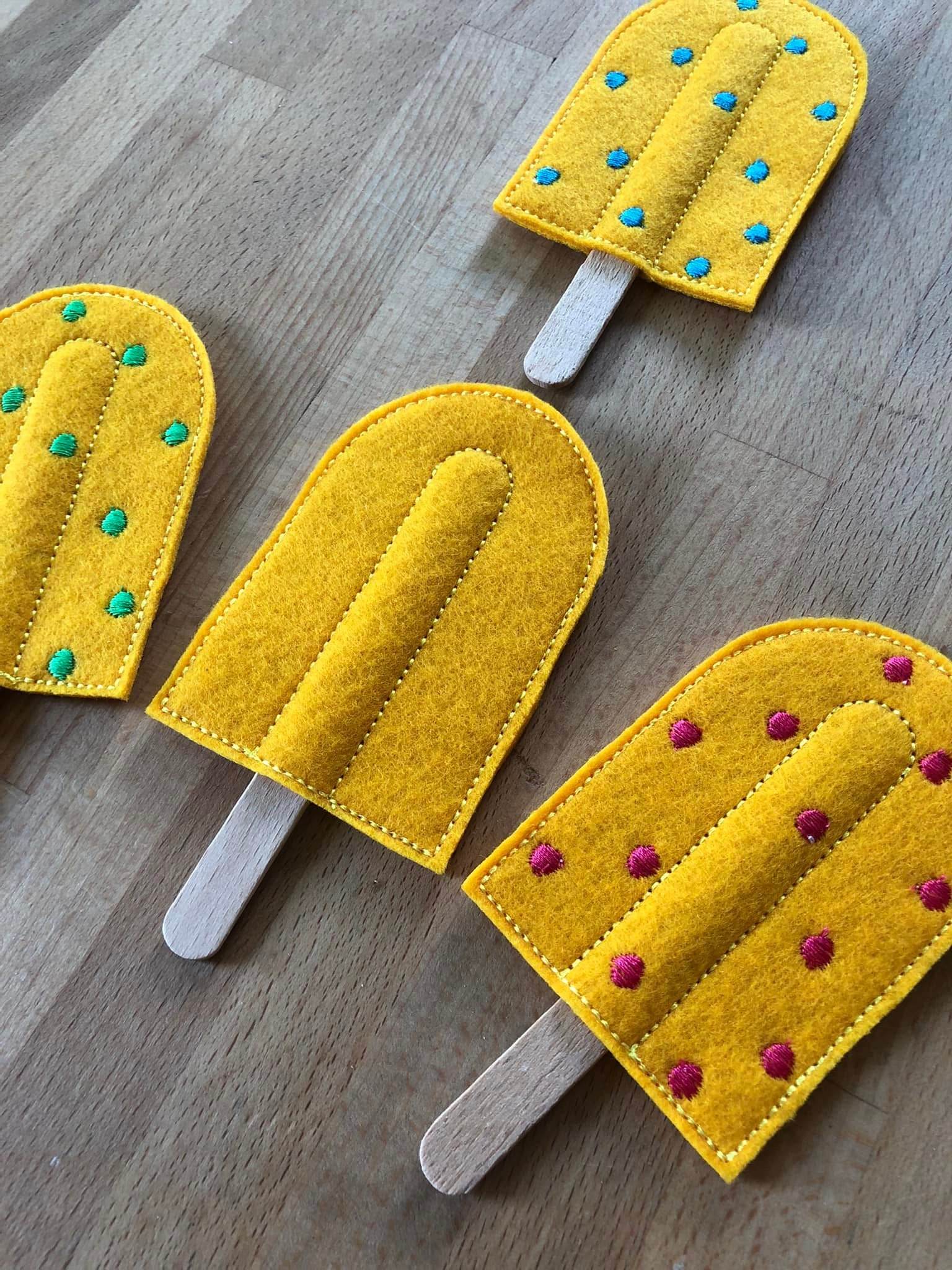 Stickdatei - Eis am Stiel / Kaufladen - Sewando