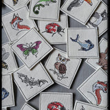 Stickdatei - Spiel "MEMO" mit 20 Paaren (Single Line)
