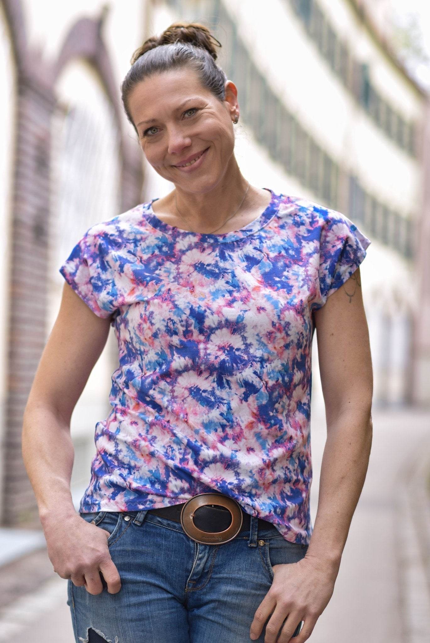 Schnittmuster Shirt ALBORI Gr. 32-56 + gratis Plotterdatei : - Sewando