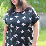 Schnittmuster Shirt ALBORI Gr. 32-56 + gratis Plotterdatei : - Sewando