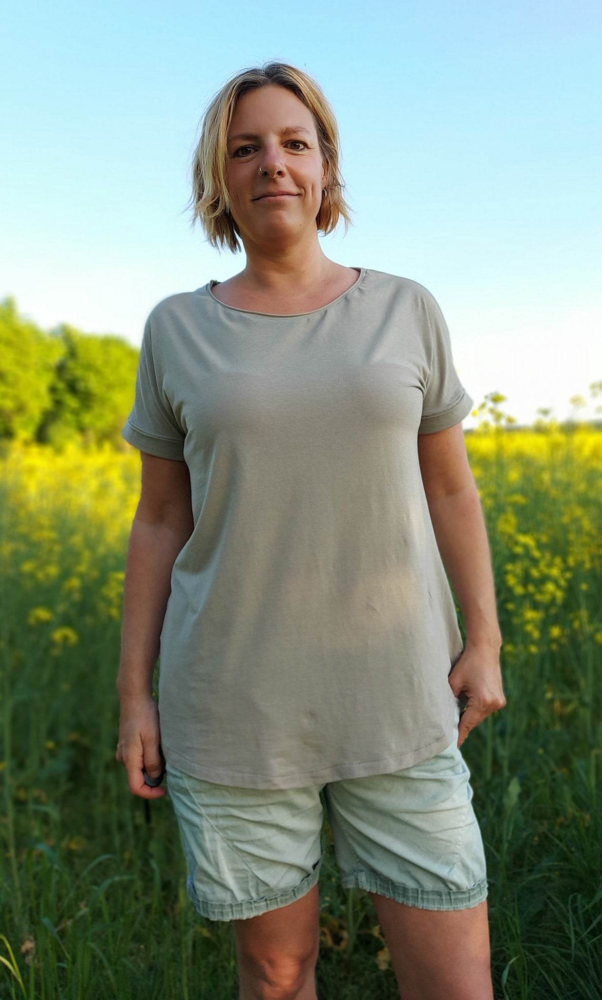 Schnittmuster Shirt ALBORI Gr. 32-56 + gratis Plotterdatei : - Sewando