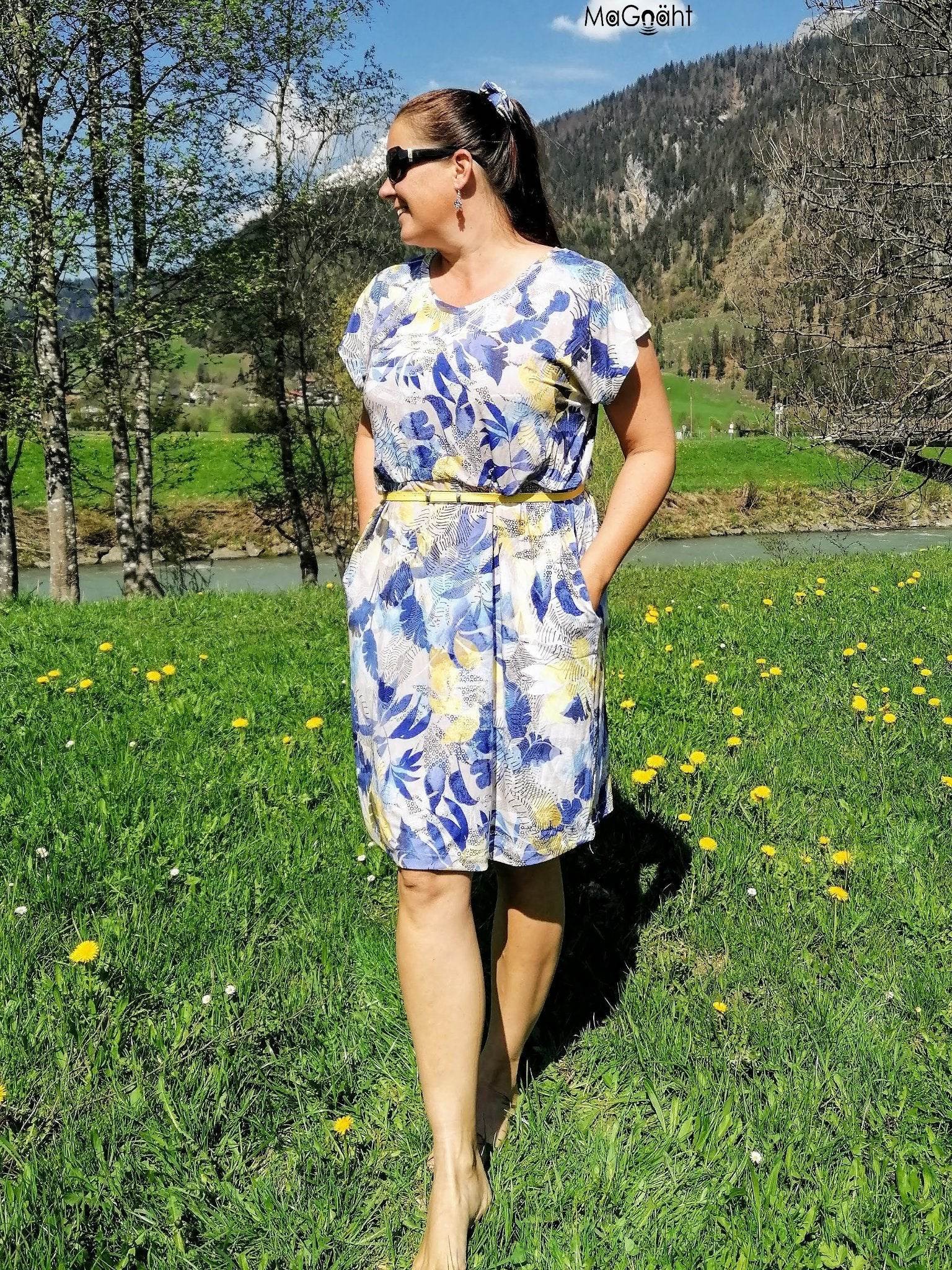 Schnittmuster Kleid GUBBIO Gr. 34-54 : - Sewando