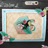 Digistampset Hawaii-Blumen, Druckvorlage, Sublimation, Digistamp - Sewando