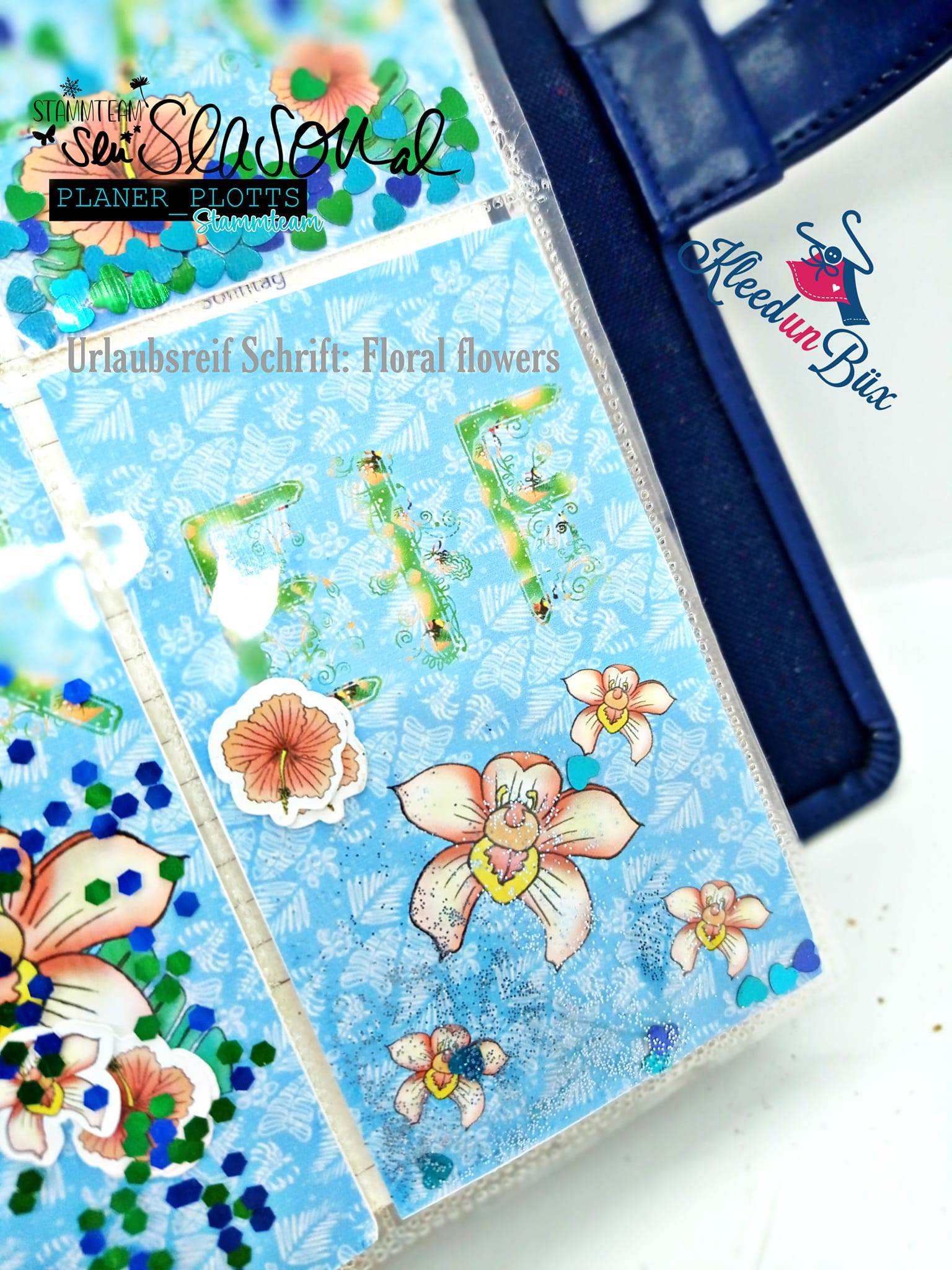 Digipapier Hawaii-Blumen Vol. 4, Druckvorlage, Digipaper - Sewando