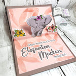 Plotterdatei Elefantenbaby, Sublimation, Digistamp, Digipaper - Sewando