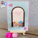 Digiset Blumenwichtel Plotterdatei, Sublimation, Digistamp, Digipaper - Sewando