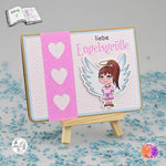 Digiset (B)Engeline Digistamp, Digipaper, Plotterdatei, Sublimation, Druck - Sewando