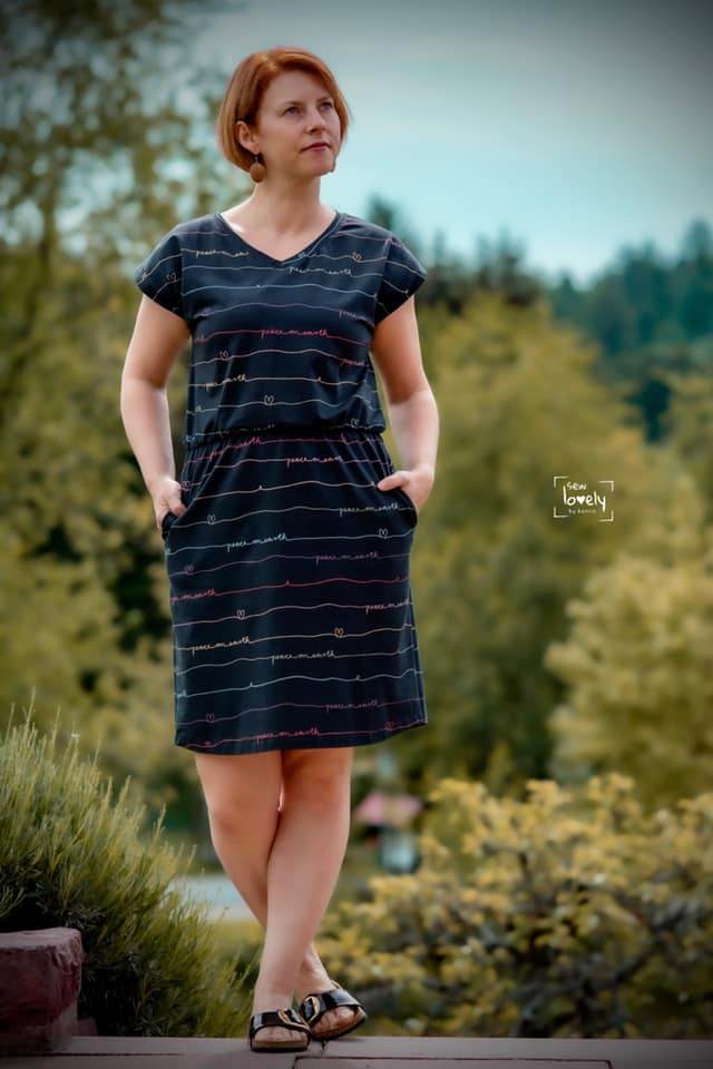 Schnittmuster Kleid GUBBIO Gr. 34-54 : - Sewando