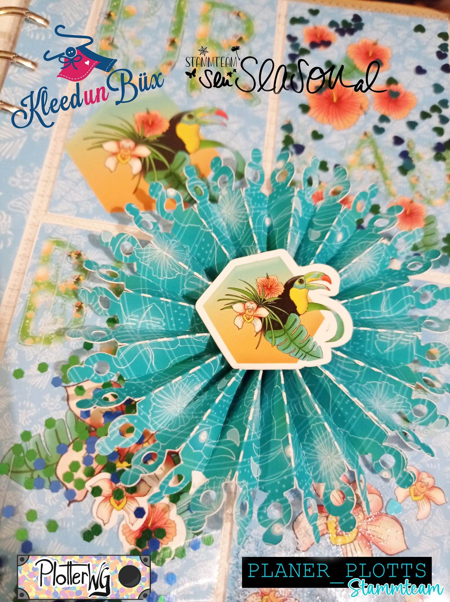 Digistampset Hawaii-Blumen, Druckvorlage, Sublimation, Digistamp - Sewando