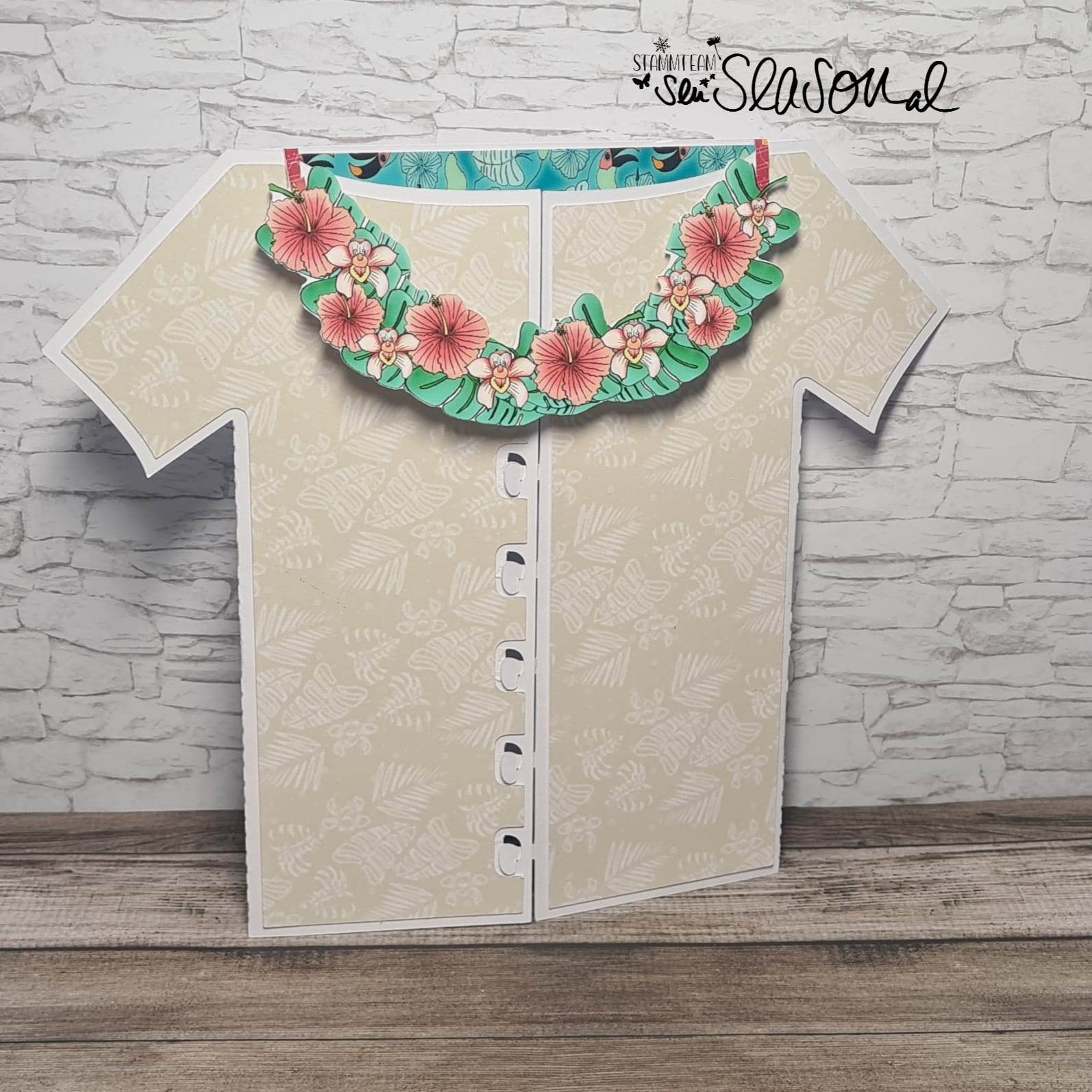 Digipapier Hawaii-Blumen Vol. 4, Druckvorlage, Digipaper - Sewando