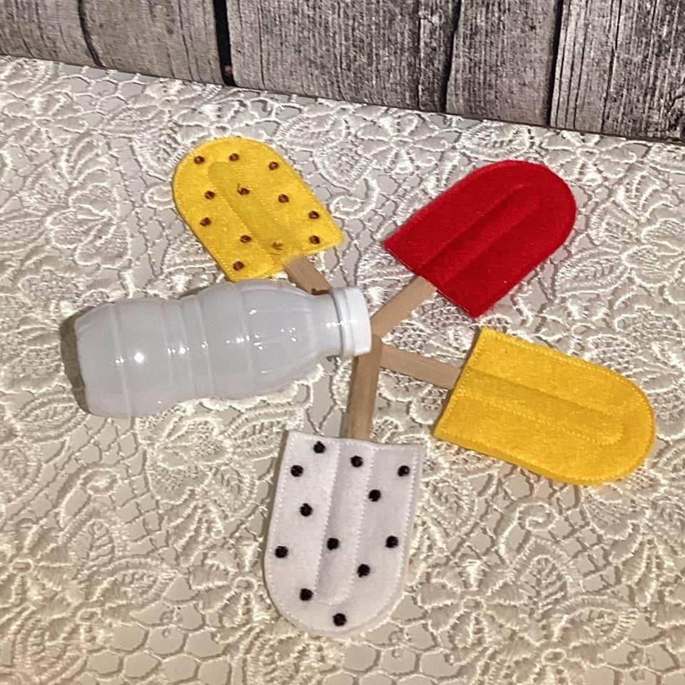 Stickdatei - Eis am Stiel / Kaufladen - Sewando