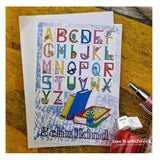 Digiset Bücherwurm Plotterdatei, Sublimation, Digistamp, Digipaper - Sewando