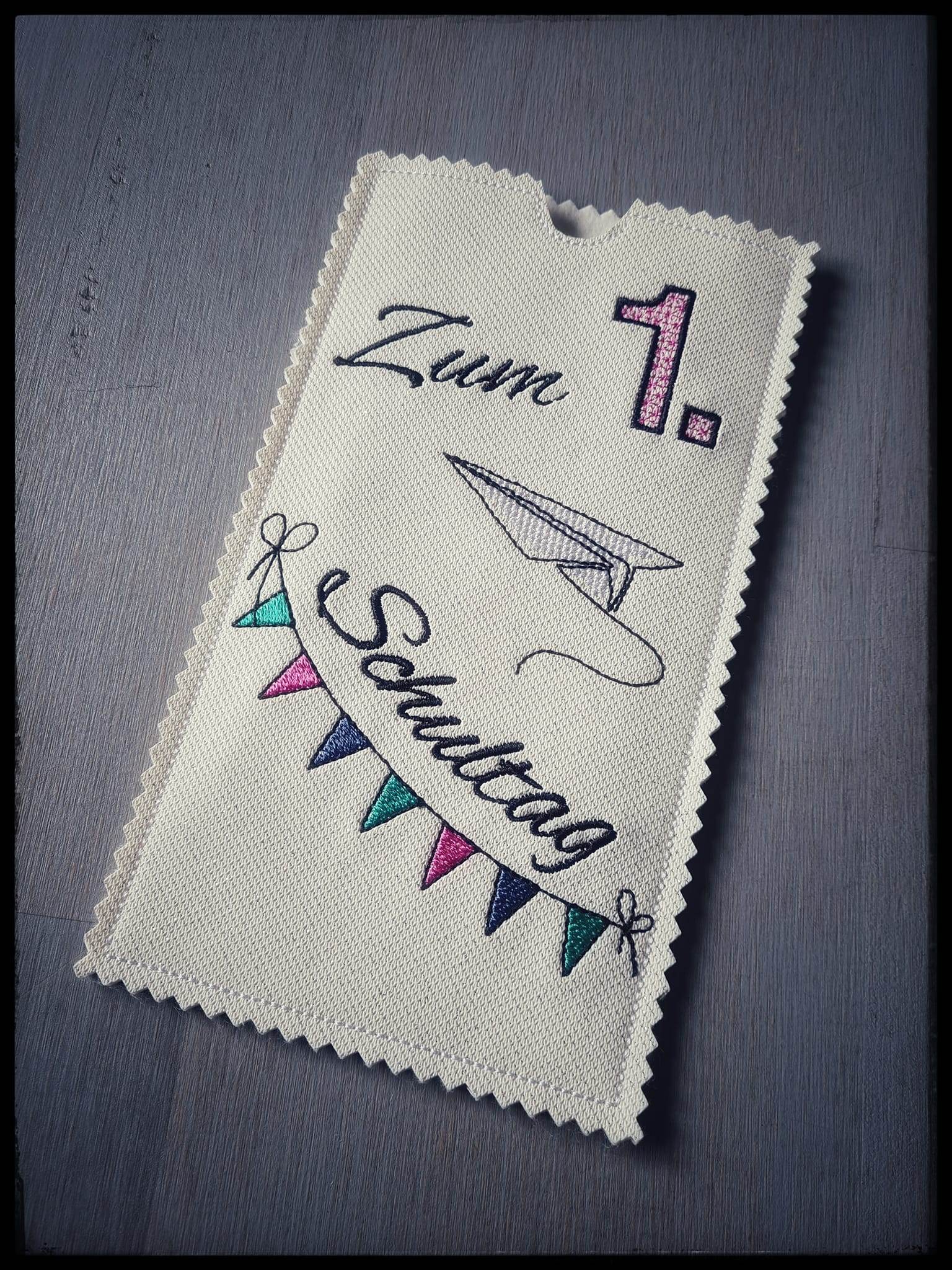 Stickdatei - Zum 1. Schultag - Sewando