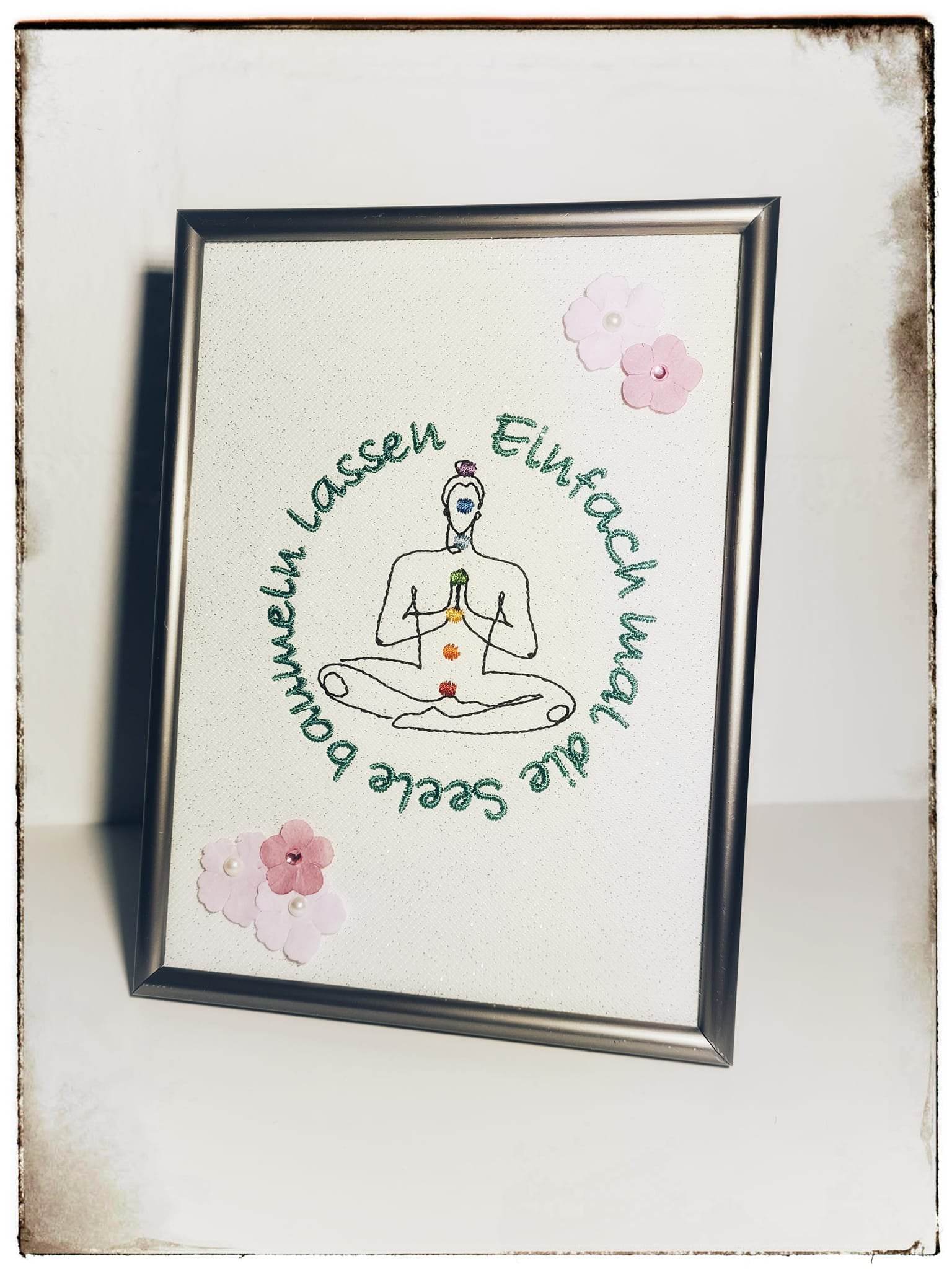 Stickdatei - Yoga - Sprüche - Sewando