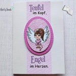 Digiset (B)Engeline Digistamp, Digipaper, Plotterdatei, Sublimation, Druck - Sewando