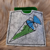 Stickdatei - Single Line "Schule / Einschulung"