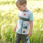 Kombi eBook Schnittmuster Summerset Mighty Kriss Kross Hose und Shirt Gr.68 - 122 - Sewando
