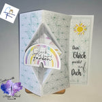Digiset „Rainbow“ bunt! Digipaper, Digistamps - Sewando