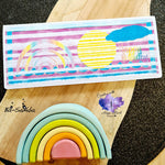 Digiset „Rainbow“ bunt! Digipaper, Digistamps - Sewando