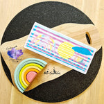 Digiset „Rainbow“ bunt! Digipaper, Digistamps - Sewando
