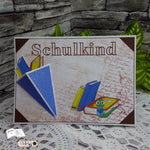 Digiset Bücherwurm Plotterdatei, Sublimation, Digistamp, Digipaper - Sewando