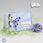 Plotterdatei flower butterfly, Sublimation, Digistamp, Digipaper - Sewando