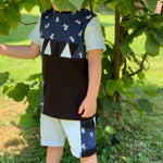 Kombi eBook Schnittmuster Summerset Mighty Kriss Kross Hose und Shirt Gr.68 - 122 - Sewando
