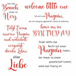 Digiset Pinguin Familie Plotten, Sublimation, Drucken - Sewando