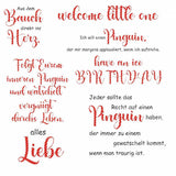 Digiset Pinguin Familie Plotten, Sublimation, Drucken - Sewando
