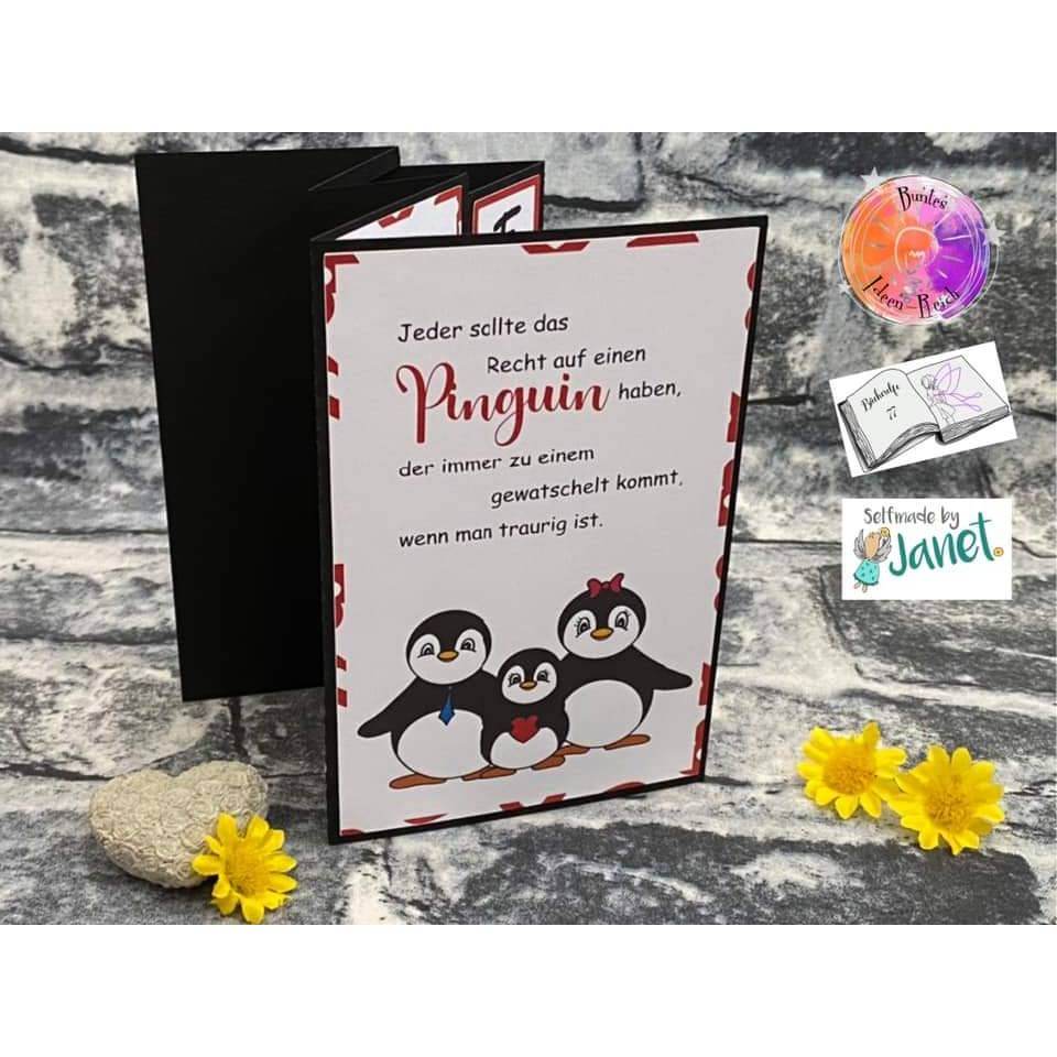 Digiset Pinguin Familie Plotten, Sublimation, Drucken - Sewando