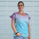 Schnittmuster Damen Pullover/ Shirt Pina Colada Größe 32-54 - Sewando