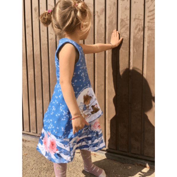 Jerseykleid Lisa nähen – für Mädchen Gr. 80–164 - Sewando