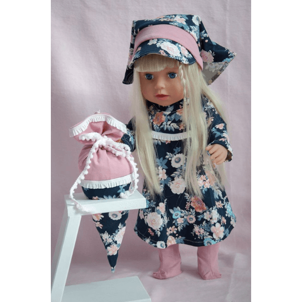 Sommerliche Puppenkleidung nähen – für 43 cm Babypuppen - Sewando