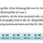 Schnittmuster timtom No.28 gemütliche, mitwachsende Babyhose Gr.50-104 - Sewando