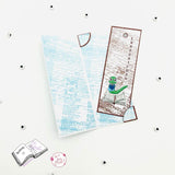 Digiset Bücherwurm Plotterdatei, Sublimation, Digistamp, Digipaper - Sewando