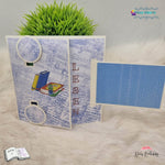 Digiset Bücherwurm Plotterdatei, Sublimation, Digistamp, Digipaper - Sewando