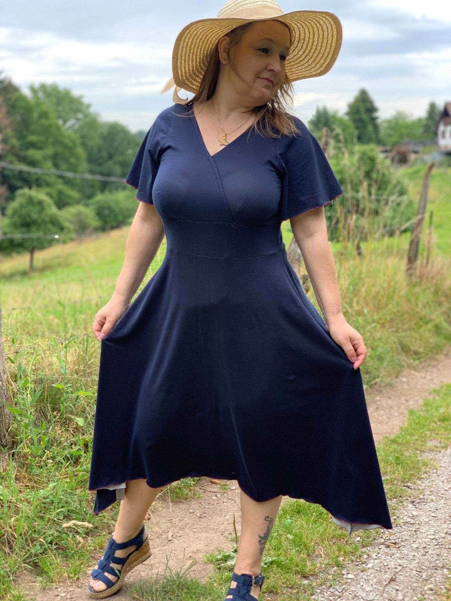 Schnittmuster Kleid Helena Damen Größe 32 – 50 - Sewando