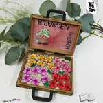 Digiset Blumenwichtel Plotterdatei, Sublimation, Digistamp, Digipaper - Sewando