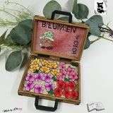 Digiset Blumenwichtel Plotterdatei, Sublimation, Digistamp, Digipaper - Sewando