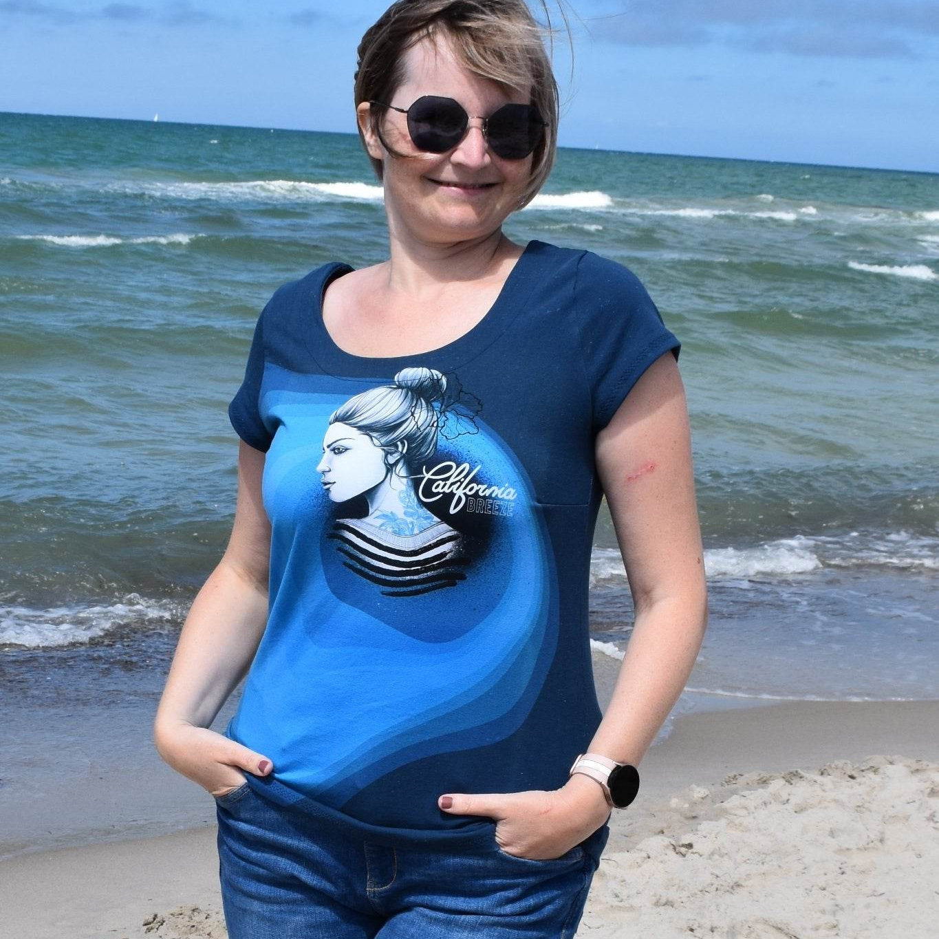 Sommershirt Lady Melönchen Schnittmuster Gr. 32-54 - Sewando