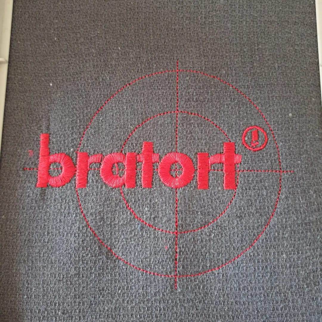 Stickdatei - Bratort - Motiv für Schürzen, Geschirrtücher etc. - Sewando