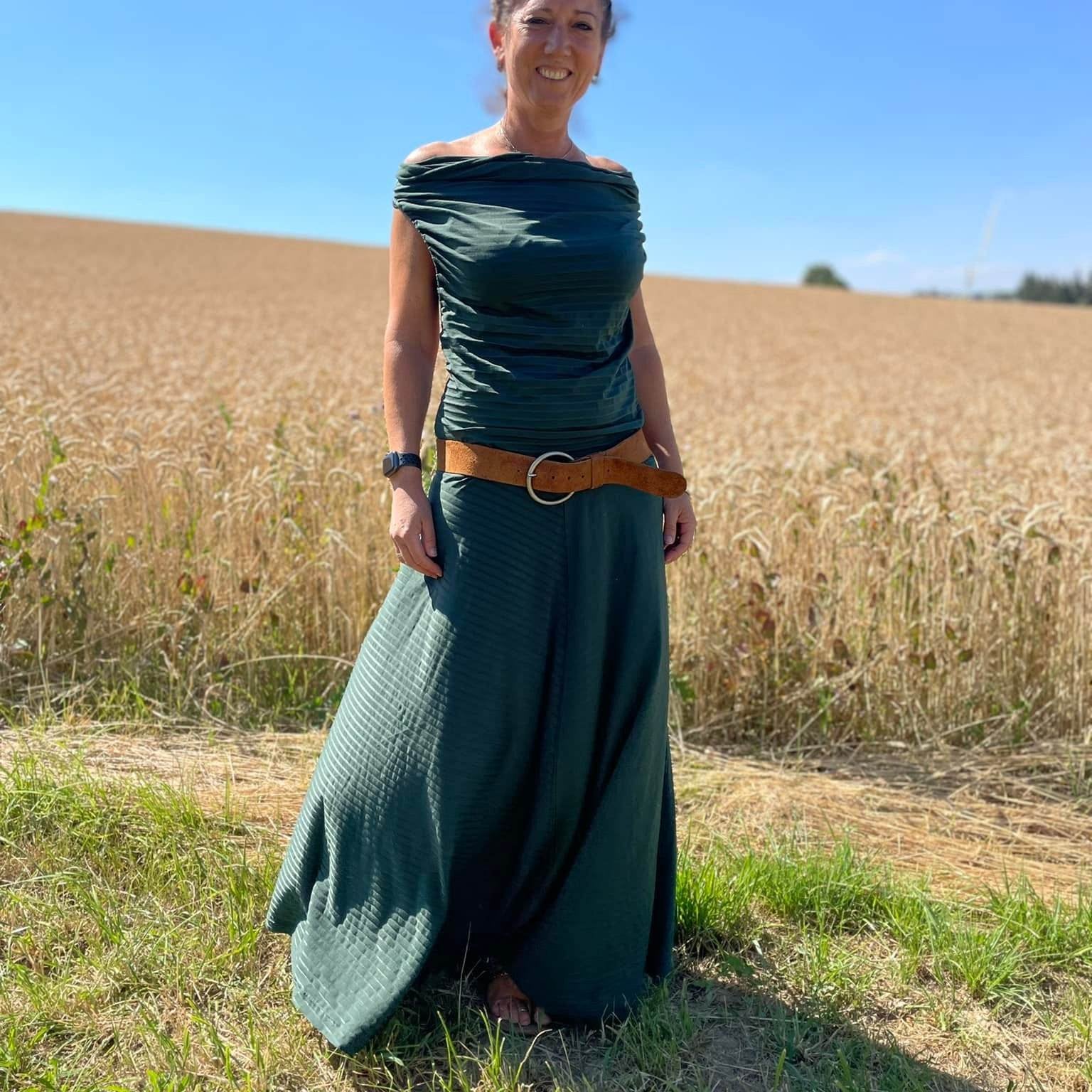 Jerseykleid Miss Summer - Schnittmuster und Nähanleitung - Gr. 32-54 - Sewando