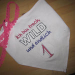 Stickdatei - Ich bin frech, wild und endlich ..... (Zahl 1-9) - Sewando