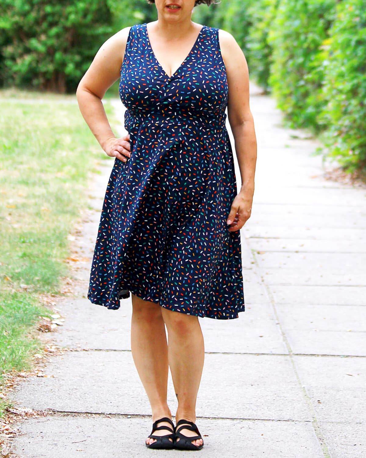 Schnittmuster Kleid Helena Damen Größe 32 – 50 - Sewando