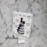 Digiset Hochzeitstorte Plotten, Sublimation, Drucken, Digistamp - Sewando